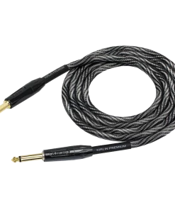 National Leads Kirlin IWB201WB 20ft Premium Plus Wave Black Guitar Cable