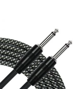 National Kirlin IWC201BK 10ft Black Woven Guitar Cable