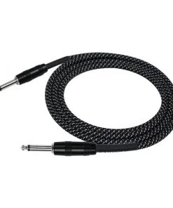 National Kirlin IWC201BK 10ft Black Woven Guitar Cable