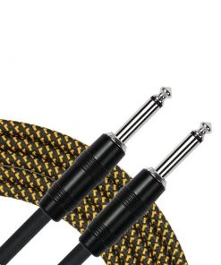 National Kirlin IWC201BY 10ft Tweed Woven Guitar Cable