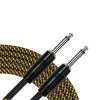 National Kirlin IWC201BY 20ft Tweed Woven Guitar Cable