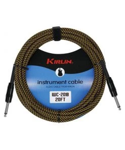 National Kirlin IWC201BY 20ft Tweed Woven Guitar Cable