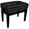 AMS Piano Stool Wooden With Height Adjust. - Ebony