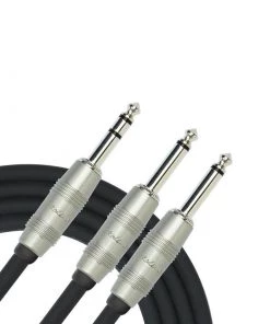 National Leads And Cables Kirlin KY336-1 TRS - 2 X Mono 6.5 Insert Cable 1ft