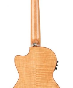 PRO MUSIC Tenor Ukuleles Lanikai Flamed Maple Series Tenor AC/EL Ukulele In Natural Satin Finish