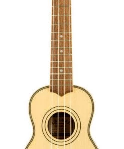 PRO MUSIC Lanikai Solid Spruce Top Series Soprano Ukulele In Natural Satin Finish
