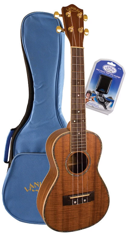 PRO MUSIC Lanikai Koa Series Concert Ukulele Package Includes Ukulele, Bag And Tuner 1 PRO MUSIC Lanikai Koa Series Concert Ukulele Package Includes Ukulele, Bag And Tuner