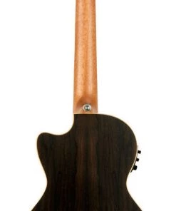 PRO MUSIC Tenor Ukuleles Lanikai Ziricote Series Tenor AC/EL Ukulele In Natural Satin Finish