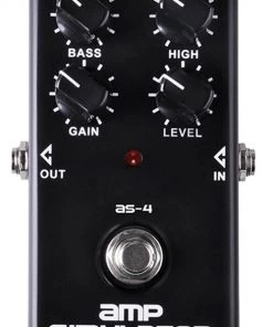 PRO MUSIC Pedals NU-X Analog Series AS-4 Modern Amp Simulator Effects Pedal