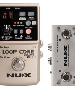 PRO MUSIC Pedals NU-X Core Stompbox Series Loop Core Deluxe Bundle