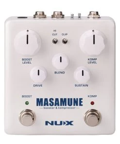 PRO MUSIC NU-X Verdugo Series Masamune Analog Compressor & Booster Pedal Pedals