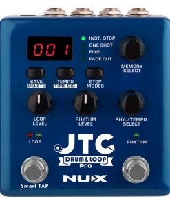 PRO MUSIC NU-X Verdugo Series JTC Drum & Loop Pro Dual Switch Looper Pedal