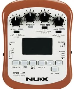 PRO MUSIC NU-X Portable Series PA-2 Acoustic Guitar Multi-FX Unit Pedals