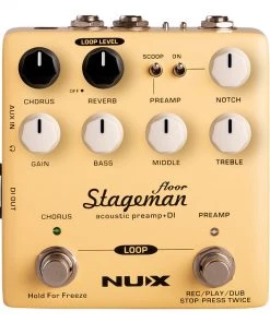 PRO MUSIC NU-X Verdugo Series Stageman Floor Acoustic Preamp & DI Pedals