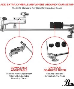 Dynamic Pearl CH70 Mini Boom With Adapter Uni-Lock Tilter