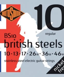 National Rotosound BS10 British Steel Electric String Set Strings