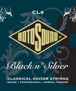 National Rotosound CL4 Black N Silver Classical String Set