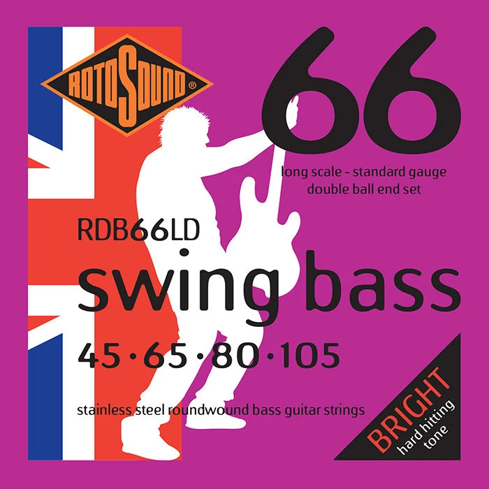 National Rotosound RDB66LD Swing Bass 66 Double Ball End 45-105 1 National Rotosound RDB66LD Swing Bass 66 Double Ball End 45-105