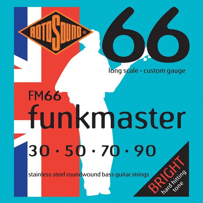 National Rotosound FM66 Funkmaster 30-90 Bass Strings 1 National Rotosound FM66 Funkmaster 30-90 Bass Strings
