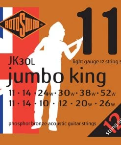National Rotosound JK30L Jumbo King 12 String Phosphor Bronze