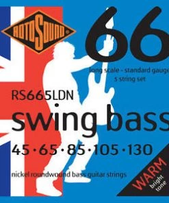 National Rotosound RS665LDN Swing Bass 66 5 String 45-130 Nickel