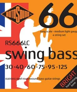 National Rotosound RS666LC Swing Bass 6-String 30 - 125 Stainless Strings