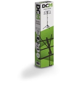 National Orchestral Stands DCM BS01 Music Stand Black Inc Carry Bag