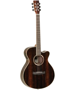 National Tanglewood TDBTSFCEAEB Discovery Exotic Superfolk C/E All Ebony