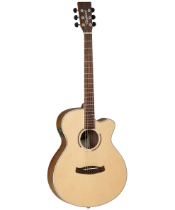National Tanglewood TDBTSFCEBW Discovery Exotic Superfolk C/E Black Walnut