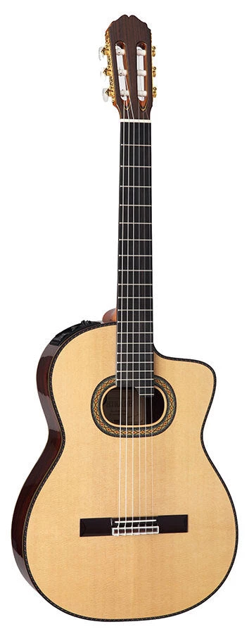 PRO MUSIC Takamine Hirade Pro Series AC/EL Full Size Concert Classical Guitar With Cutaway 1 PRO MUSIC Takamine Hirade Pro Series AC/EL Full Size Concert Classical Guitar With Cutaway