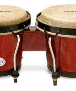 PRO MUSIC Toca 6 & 6-3/4" Synergy Series Wooden Bongos In Rio Red