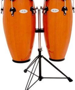 PRO MUSIC Toca 10 & 11" Synergy Series Wooden Conga Set In Amber