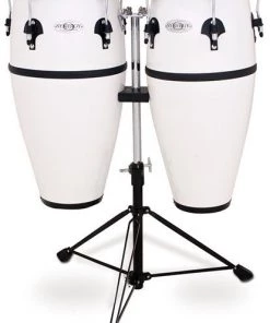 PRO MUSIC Toca 10 & 11" Synergy Series Synthetic Conga Set In White