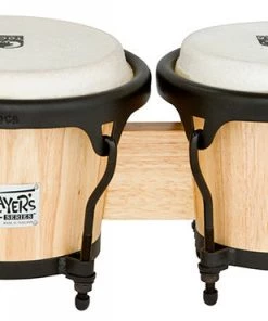 PRO MUSIC Toca 5-1/2 & 7" Players Series Wooden Bongos In Natural