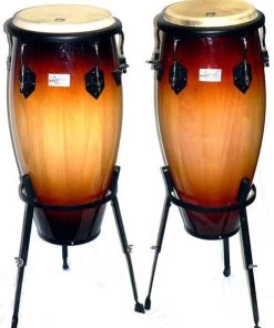 PRO MUSIC Toca 11 & 11"-3/4" Players Series Wooden Conga Set In Sunburst Congas