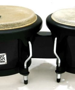 PRO MUSIC Toca 7 & 8-1/2" Players Series Fiberglass Bongos In Black