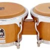 PRO MUSIC Toca Custom Deluxe Series 7 & 8-1/2" Wooden Bongos In Antique Maple