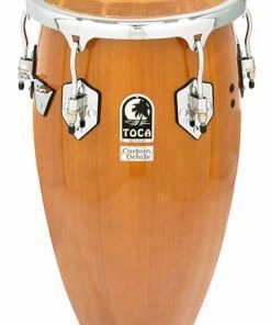 PRO MUSIC Congas Toca Custom Deluxe Series 12-1/2" Wooden Tumba In Antique Maple
