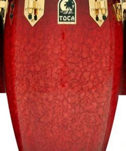 PRO MUSIC Toca LE Series 11-3/4" Wooden Conga In Bordeaux