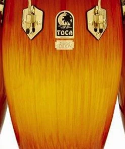 PRO MUSIC Toca LE Series 11-3/4" Wooden Conga In Firestorm Congas