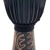 PRO MUSIC Toca Black Mamba Series 10" Djembe In Black With Bag Djembes
