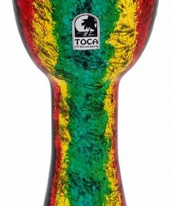 PRO MUSIC Toca Lightweights Series Hand Drum 10" In Rasta Djembes