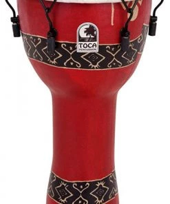 PRO MUSIC Toca Freestyle Series Mech Tuned Djembe 9" In Bali Red Djembes