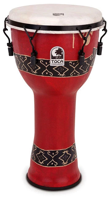 PRO MUSIC Toca Freestyle Series Mech Tuned Djembe 9" In Bali Red Djembes 1 PRO MUSIC Toca Freestyle Series Mech Tuned Djembe 9" In Bali Red Djembes