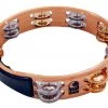 PRO MUSIC Tambourines Toca Acacia Hardwood 10" Tambourine With Brass & Nickel Jingles