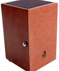 PRO MUSIC Toca Wooden Cajon In Burl Oak With Internal Wire Snares Cajons