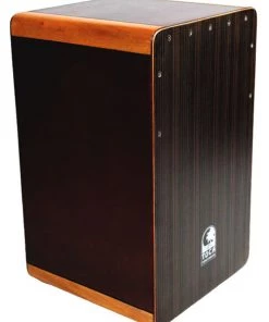 PRO MUSIC Toca Corner Accent Bass Reflex Cajon With Adjustable Snares