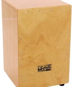 PRO MUSIC Toca Players Series Wooden Cajon In Natural Gloss With Internal Wire Snares