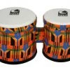 PRO MUSIC Toca 5 & 6" Freestyle Series Synthetic Bongos In Kente Cloth