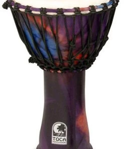 PRO MUSIC Djembes Toca Freestyle 2 Series Djembe 10" In Woodstock Purple